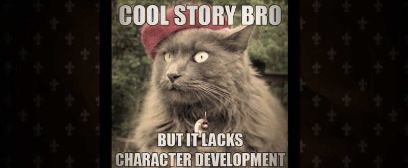 character development cat